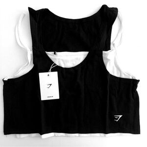 Gymshark M Lifting 2 In 1 Crop Tank